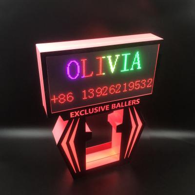 China High Quality Viable Nightclub and Bar VIP Bottle Glowing Presenter for sale