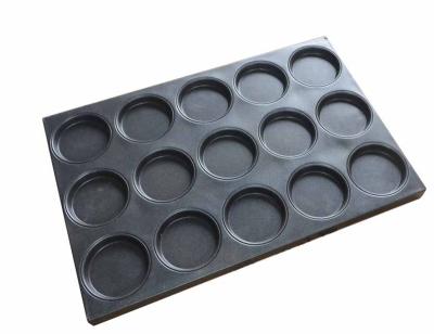 China Sustainable Industrial Hot Sale Bakeware Factory Price Customized Non Sticking Oval Burger Cake Pan for sale