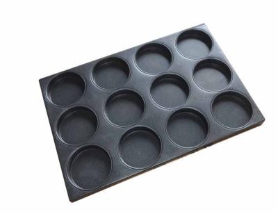 China Sustainable Custom Bakeware Molds Frozen Box Non-Stick Burger Bread Tray Roll Baking Tray for sale