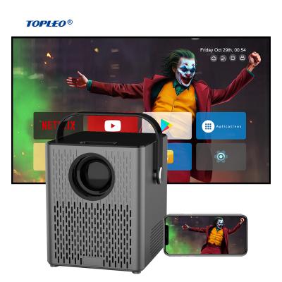 China Portable Short Throw Topleo Video Projector Usb Powered Home Theater Mini Smart Android Led Projector for sale