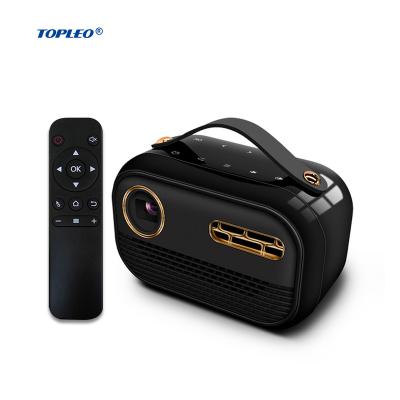 China Topleo Android Smart 3D 4K Short Throw LED Video 1080P Outdoor Projector for Office Education for sale