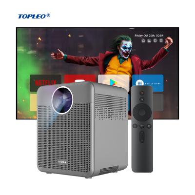 China Topleo Wifi Cinema Mini Video Portable Outdoor Full Hd 4k Wireless Home Game Projector Smart Short Throw Led 1080p Short Throw Projectors for sale