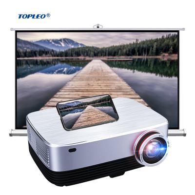 China OEM Topleo Interactive Aerial Short Throw 7Years High Lumens Outdoor Advertising Short Projector Mapping Projector for sale