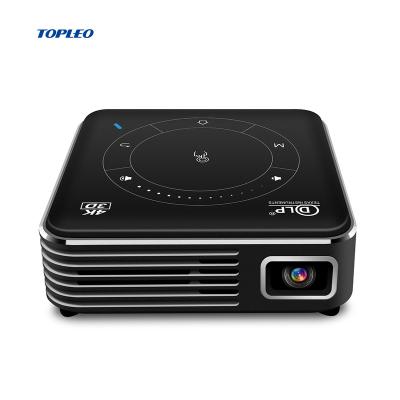 China Pico Hot Sales Mini Portable Home Theater Movie DLP Projector With Battery BT Android Business Wireless Projectors for sale