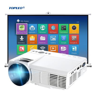 China Short Throw Topleo Android Factory Projector Pocket LCD Led Portable LCD Projector 1080p For Smartphone 3D 4K Theater for sale