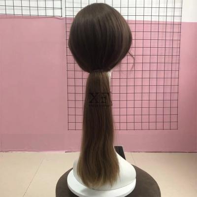 China 100% Human Hair Brazilian Remy Human Hair Fast Shipping 100% Double Ended Pony Tails Hair Extensions for sale