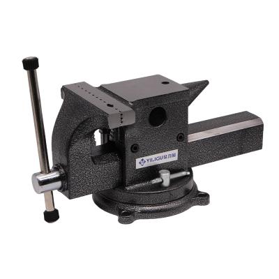 China New Product Industrial Wholesale Economic Swivel Table Vise Portable Ox Horn Cast Heavy Duty Bench Vise for sale