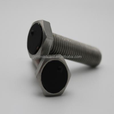 China Asset Management Etc UHF RFID Metal Screw Outer Hex Tag for sale