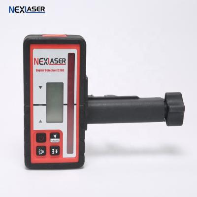 China EC200 Plastic Hot Earth Leveling LCD Rotary Detector Laser Level Laser Receiver for sale