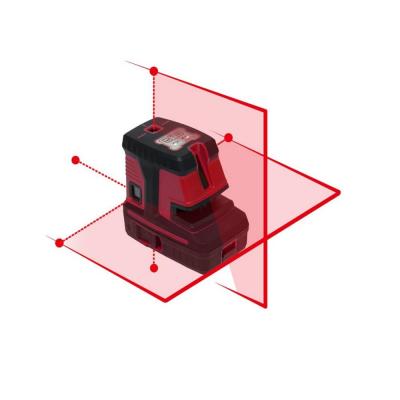 China CT500 2 line 5 cross line laser points 1h1v5d red beam level 20*10*20 for sale