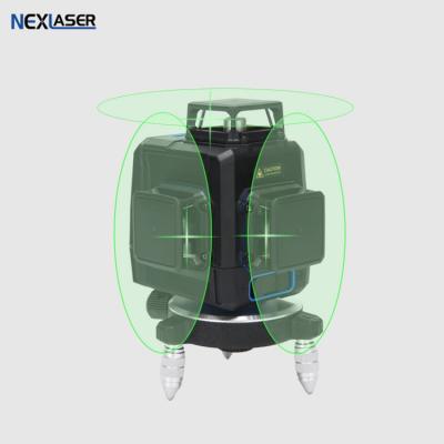 China 3D Wall Laser 12 Laser Lines With Green Laser Beam Self-Leveling Cross Line CDG300 11X13X10 for sale