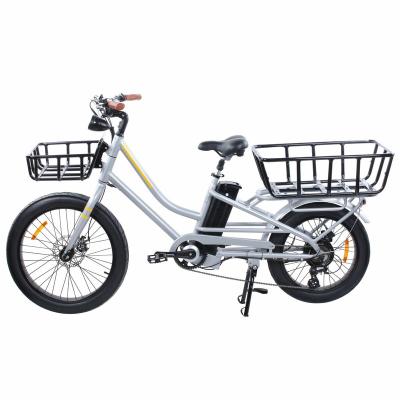 China Powerful ebike fat tire ebike delivery ebike delivery aluminum alloy low carrier electric bicycle for sale