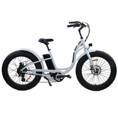 China Aluminum alloy electric bicycle lady ebike 24 inch electric bike 350w 48v 500w e bike for sale