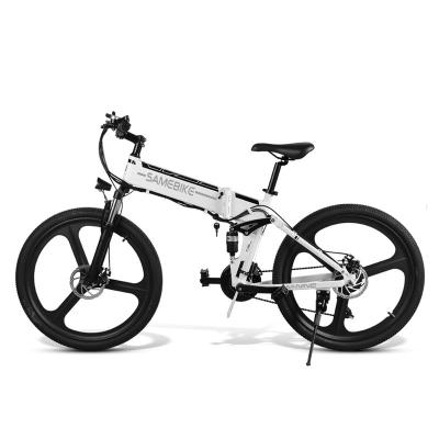 China Aluminum Alloy 48V/10AH500W Suspension Frame 21S LCD Meter Spoke Rim Electric Mountain Bike for sale