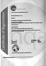 ISO/TS 16949:2002 - X-Zero Industrial Co.,ltd