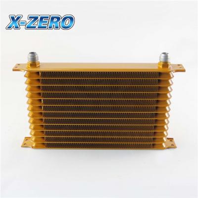 China Aluminium Trust Oil Cooler Thoughtfully Designed 13 Row Aftermarket Racing Parts for sale