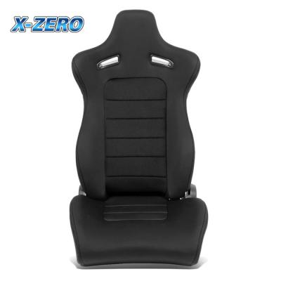 China Black JDM Style Racing Bucket Seat Slider with Adjustable Sliderway Rails for sale