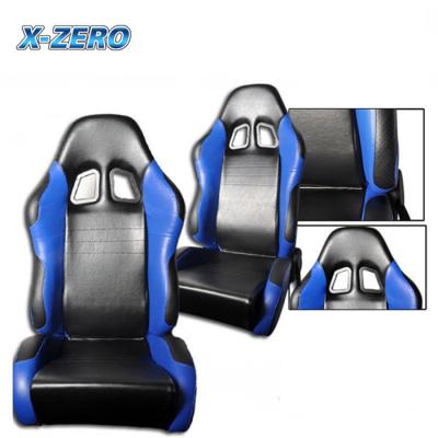 China PVC Leather Reclinable Performance Car Seats Racing Seat Slider Driver Passenger for sale