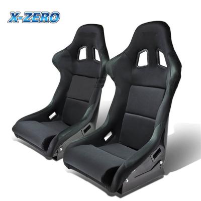 China Fiber Glass Adjustable Racing Bucket Seat Custom Racing Seat +Stainless Steel Bracket Mount for sale