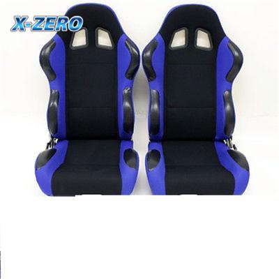 China Type R Style Cloth Race Car Bucket Seats Personalised Design With Left / Right Slider for sale