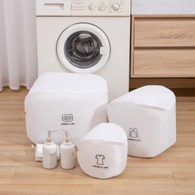 China Home Zipper Laundry Bag Clothes Saver Mesh Net Wash Bag Lingerie Sock Shirt Hosiery Helper Bra Laundry Bags Washing Machine for sale