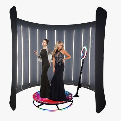 China Wedding Video Taking 360 Camera Photo Booth Enclosure 360 ​​Photo Booth Automatic 4 To 8 People Large Capacity for sale