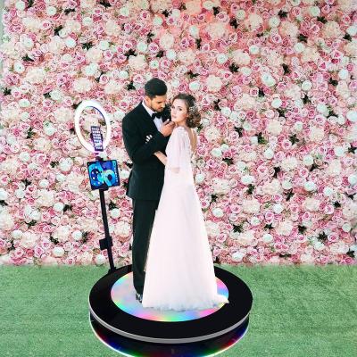 China Wedding Wedding Spinner 360 Video Full Automatic Photo Booth Backdrop Lights For 360 Photo Booth for sale