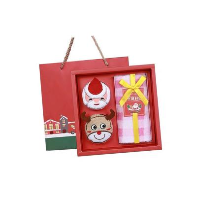 China 2021 Christmas Napkin Children's Creative Gift Box Hand Products Innovative Napkin Patches for sale