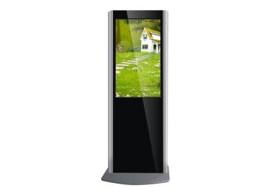 China 55 Inch Android Media Player Digital Signage Display Kiosk Stands Black Color for sale