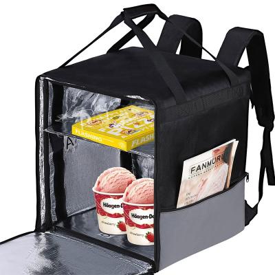 China Waterproof Oversized Insulated Pizza Delivery Backpacks Refrigerated Cooler Bag for sale