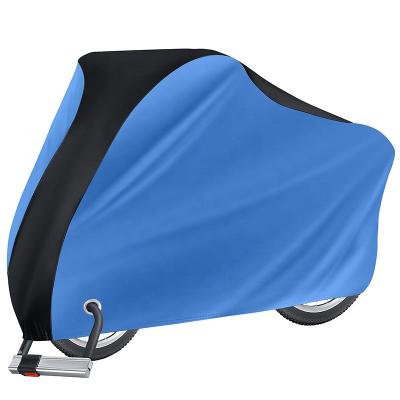 China Waterproof Durable Multiple Colors Polyester Motorcycle Storage Bicycle Cover for sale