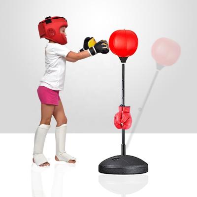 China Vertical Type Training Equipment Kids Adjustable Boxing Sandbag With Boxing Gloves And Pump for sale