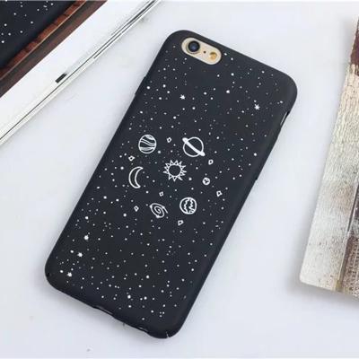 China Hard PC Full Icluded Black Universe Star Space Cell Phone Case Cover for iPhone 7 6s Plus for sale