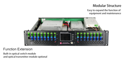 China 8 Port CATV FTTH 1550nm EDFA Optical Amplifier With WDM for sale