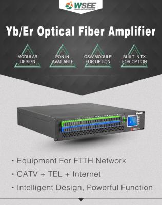 China 21dBm EDFA Wideband Optical Amplifier Erbium Doped Amplifier for sale