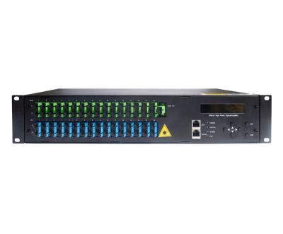 China 2U Multi Output Ports High Power EDFA Fiber Amplifier With WDM for sale