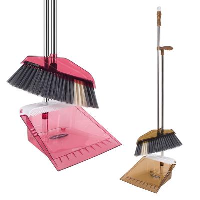 China Dustpan Dustpan Dustpan Household Combination Suit Household Dustpan Dustpan Household Sweeping Cleaning Broom Windproof Field Durable Floor Suit for sale