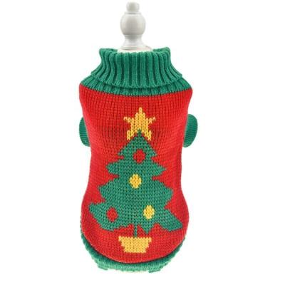 China Sustainable Dog Christmas Sweaters Holiday New Year Christmas Sweater Dog Christmas Outfit for sale