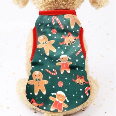 China Summer Pet Cooling Vest Dog Clothes Christmas Pet Costume Viable Clothes Xmas Cooling Vest for sale