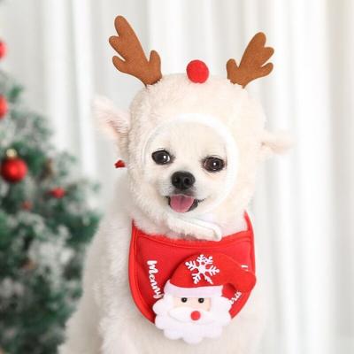 China Dog Accessories Dress Up Bandana Hat Pet Christmas Costume Viable Hot Selling Costume for sale