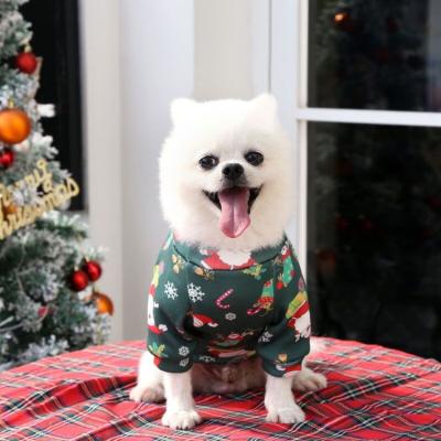 China Sustainable Clothes Dog Organic Pet Apparel Dog Clothes Hoodies Dog Christmas Sweater for sale