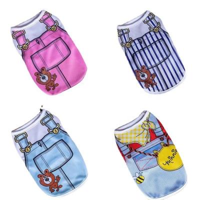 China Cool Cooling Dog Vest Pet Clothes Summer Wear Dog Clothes Sustainable Pet Vest for sale