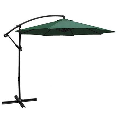 China Modern outdoor 3m patio 6 rib banana beach garden steel umbrella RLF-UMB-001-1 for sale