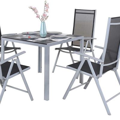 China Easy transport outdoor non-wooden aluminum table for sale