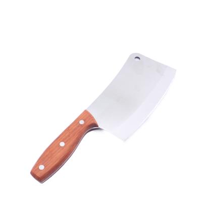 China Wood Handle Thumb Knob Stainless Steel High Quality Vegetable Mincing Kitchen Knife For Food Cutting for sale