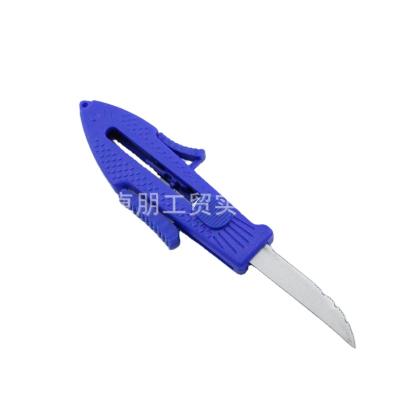 China Cloth /Sewing Shears Hot Sales Multifunction 2in1 Stainless Steel Fishing Pliers Scissors With Knife for sale