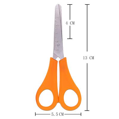 China Stainless Steel Stationery Student Sale Handle Scissors Universal Plastic Cutting Paper Hot Small Safety Scissors Cutting Appliances for sale