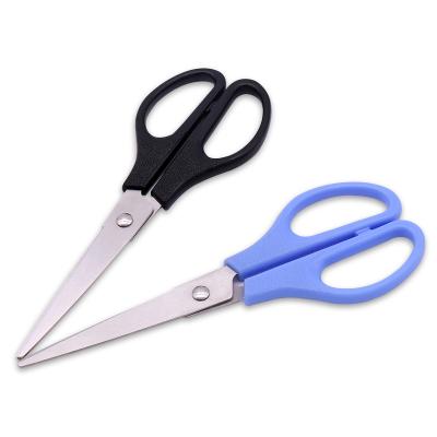 China Modern Fashionable Amazon On Sale 6.5 Inch Stainless Steel Handle Plastic Scissors Student Scissors Office Plastic Scissors for sale