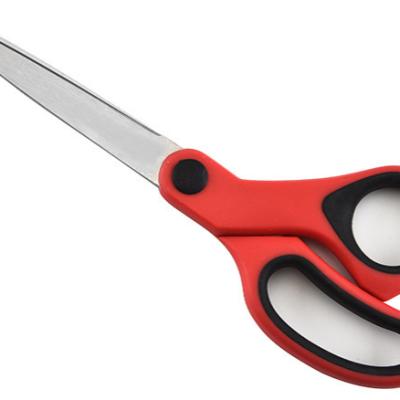 China Wholesale Manufacturer Two Color Stainless Steel Scissors Office Universal Multifunctional Clipping Scissors for sale