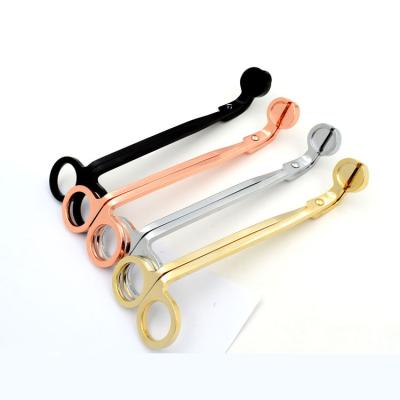 China Cut Eyebrow Amazon Hot Sale Candle Wick Trimmer Trimmer Stainless Steel Kerosene Lamp Candle Scissors for sale